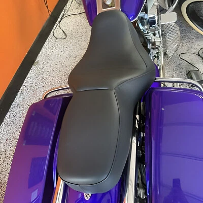 For 1997-07 Harley Touring Road King FLHR FLHP Two-UP Rider & Passenger Seat NEW Foto 1 de 4