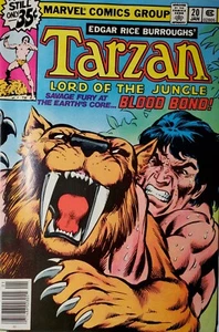 Marvel Comics Gruppe Tarzan Herr des Dschungels Jan 1978 Nr. 20 Blood Bond.  - Bild 1 von 4