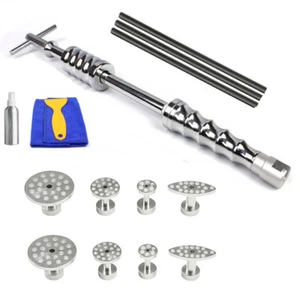 Kit de reparación de abolladuras de herramienta PDR con martillos deslizantes tirador empotrado barra en T, reparación de automóviles - Imagen 1 de 10