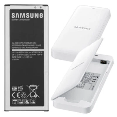 Cargador de batería Samsung Galaxy Note 4 + batería Samsung Note 4 (3220 mAh) - OEM Foto 1 de 4