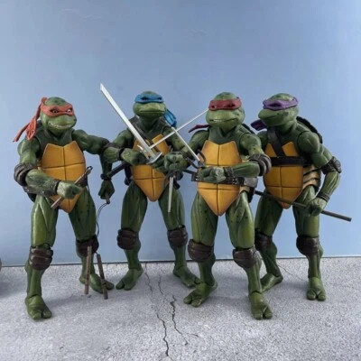 Figura de acción TMNT-Tortugas Ninja 18 cm Leonardo, Miguel Ángel, Donatello, Rafael Foto 1 de 4