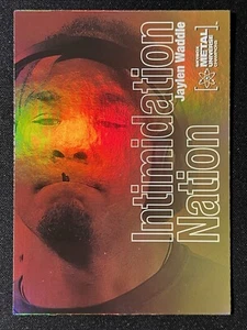 2021 SkyBox Metal Universe Champions #IN-22 Jaylen Waddle Intimidation Nation - Foto 1 di 4