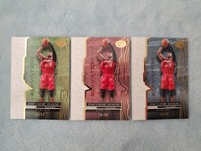 2007-08 DWYANE WADE BOWMAN ELEVATION GREEN RED BLUE SP PARALLEL LOT (3) #17/19!