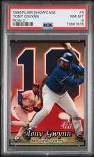 1999 Flair Showcase Tony Gwynn Row 2 #9 PSA 8 NM-MT