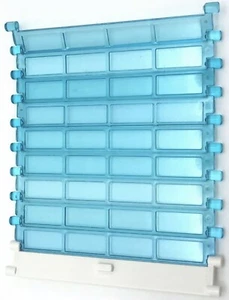 LEGO Garage Door Blue Overhead Roller Shutter Police Hospital 4218 4219 - Picture 1 of 5
