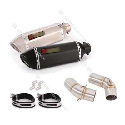 For Ducati Monster 696 795 796 1100 Slip On Under Seat Modified Exhaust Pipe - Image 1 of 4