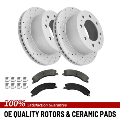 Pastilla de cerámica del rotor de freno trasero para Chevrolet Suburban 3500 HD 2016 2017 2018 2019 Foto 1 de 4