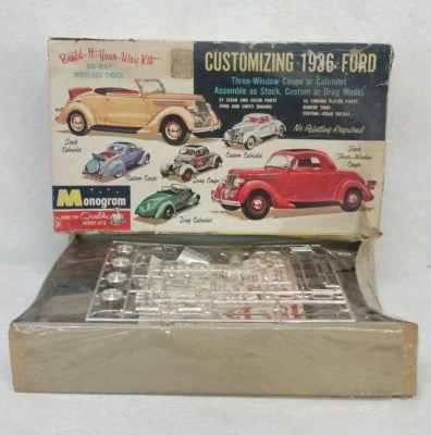 Monogram Modello Hobby Kit 1936 Ford PC68 Fabbrica Sigillato Nuovo - Immagine 1 di 3