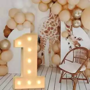 Light Up Digital Marquee Frame Board Number With Bracket Led Decorative Light Uk - Picture 1 of 8