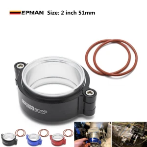 Exhaust V-band Clamp High Pressure Aluminium For 2" OD Turbo / Intercooler Pipe - Picture 1 of 7
