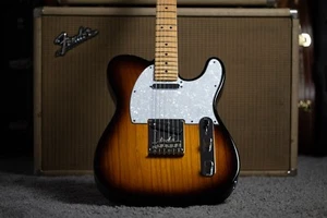 2010 Fender USA American Standard Ash Telecaster in 2 Tone Sunburst - Picture 1 of 13