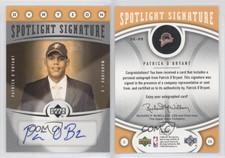 2006-07 Upper Deck Ovation Spotlight Signature Patrick O'Bryant Rookie Auto RC