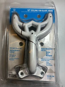 Ceiling Fan Blade ARM REPLACEMENTS for 52''-Inch QTY-5 WHITE Westinghouse 77406 - Picture 1 of 9