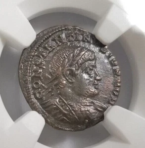 Constantine II Roman Empire BI Nummus AE3/4 NGC XF Ancient Epfig Hoard Pedigree - Picture 1 of 10