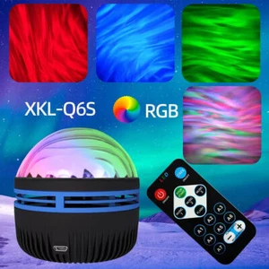 WIRELESS NORTHERN LIGHTS PROJECTOR STAR GALAXY NIGHT LAMP BEDROOM CHRISTMAS GIFT - Picture 1 of 13