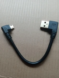 90° Angle Usb A To 90° Angle Usb Micro 6in Cable - Picture 1 of 2
