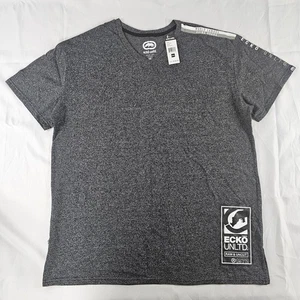 ECKO UNLTD. Herren 2XL T-Shirt schwarz marmoriert neu mit Etikett neu mit Etikett UVP $ 44 LESEN⬇ - Bild 1 von 14