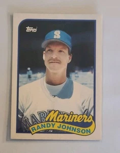 RANDY JOHNSON 1989 TOPPS TRADED  BASEBALL ROOKIE SEATTLE MARINERS #57T RC  - Picture 1 of 2