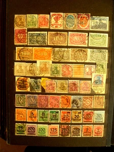 German Reich, Empire to post-WW1 inflation time w/authentic 1920-th cancellation - Picture 1 of 1