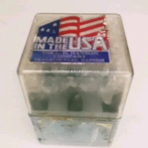 C.H. Juego de 9 sellos Hanson Premier 1/4" número punzones en caja hecho en EE. UU. - Imagen 1 de 7