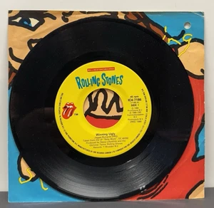 THE ROLLING STONES Winning Ugly 7" 45rpm w/PICTURE SLEEVE IC4-7186 CANADA ONLY - Picture 1 of 5