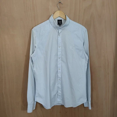 Alexander Mcqueen McQ shirt Mens Long Sleeve Light Blue 54 Cotton  - Image 1 of 4