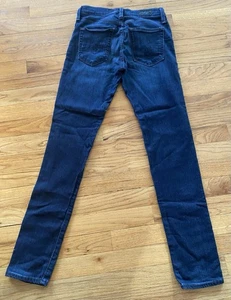AG Adriano Goldschmied Jeans Damen 26 Skinny Blau High Rise Straight Leg 26x28 - Bild 1 von 7