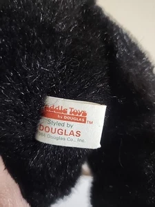 VTG Douglas Cuddle Toys Black Scottish Terrier Scottie Dog Plush Realistic 1984 - Picture 1 of 7
