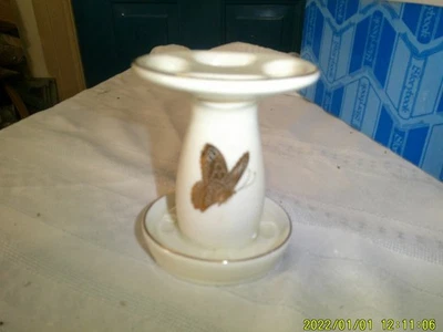 ФАРФОРОВЫЙ ДЕРЖАТЕЛЬ ДЛЯ ЗУБНОЙ ЩЕТКИ TAKAHASHI ЗОЛОТАЯ БАБОЧКА - Изображение 1 из 4