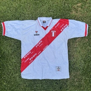 Maglia calcio Perù vintage uomo grande Walon peruviano FPF futbol shirt kit - Foto 1 di 7