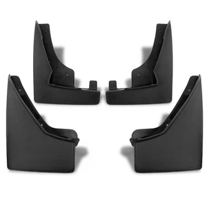 CADILLAC 2010-2015 SRX MUD SPLASH GUARD FLAP BLACK 4PCS FRONT+REAR CUSTOM MOLDED - Foto 1 di 4