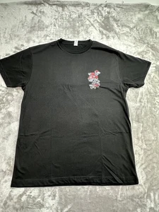 Gitana Marke T-Shirt Herren Größe Large schwarz Kurzarm Rundhalsausschnitt Skate neu ohne Etikett - Bild 1 von 8