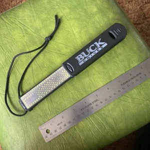 Buck Knives Diamond Pocket Sharpening Stone Knife Sharpener Retractable USA - Picture 1 of 6