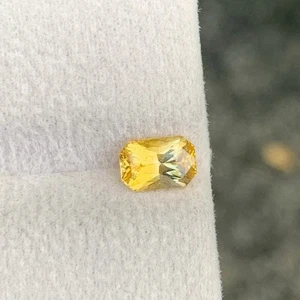 1,01 quilates zafiro natural sin calefacción bi color amarillo octágono corte de Sri Lanka - Imagen 1 de 5