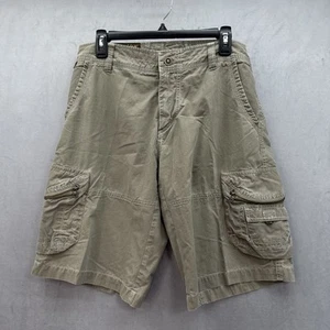 Kuhl Shorts Mens 32 Crag Series Cargo Dark Beige Outdoor Hiking Utility Work EUC - Picture 1 of 17