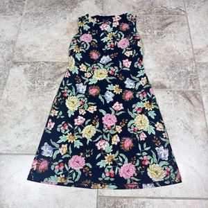 Tommy Hilfiger Designer Floral Print Shift Dress Sleeveless Size 4 Spring Print - Picture 1 of 9