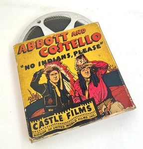 Abbott and Costello in "No Indians, Please" Castle Films Original B&W 8mm Movie - Picture 1 of 11