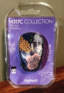 Logitech Mouse M317 Forest Floral T16-61 - Picture 1 of 2