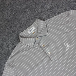 Peter Millar Summer Comfort Polo Shirt Men's Medium East Lake Golf Club Gray - Picture 1 of 12