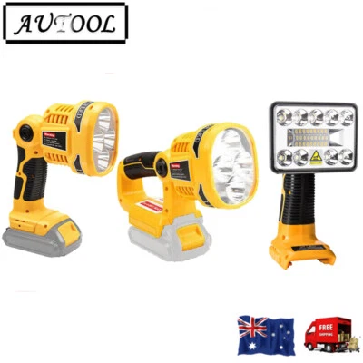 LED Work Flash Light Torch Lamp For dewalt 20V Li-ion Battery charger - image 1 of 4
