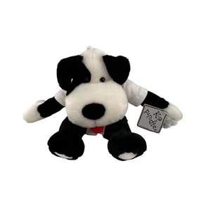 K-9 Parodies Plush Dog Doze Guys Co 1998 18" Stuffed Animal Black White Puppy b - Picture 1 of 11