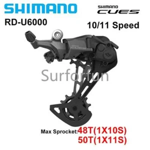 SHIMANO CUES RD-U6000 Rear Derailleur 10/11 Speed Shadow RD Compatible E-Bike - Imagen 1 de 2