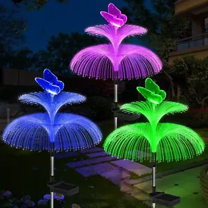 Solar Garden Lights Waterproof, 3 Pack Solar Lights Outdoor Decorative - Picture 1 of 4