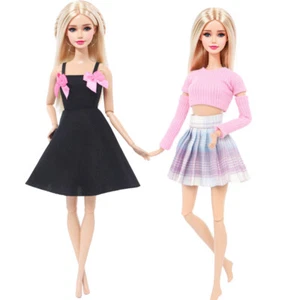 Ropa de muñeca hecha a mano para muñeca de 11,5"" mini vestido falda tops niños accesorios juguete - Imagen 1 de 7