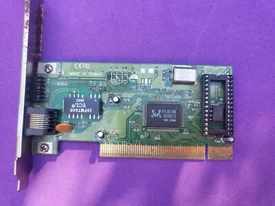 Realtek RTL8139C FN-0050tx Scheda di Rete LAN Ethernet RJ-45 10/100  - Immagine 1 di 2