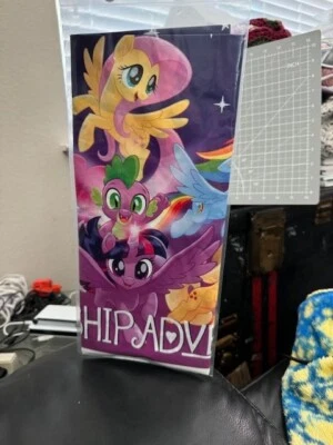 My Little Pony Friendship Table Cover Girls Birthday Party Supplies 54" x 96" - Image 1 of 2