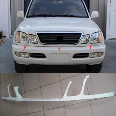 Parachoques delantero embellecedor de faros debajo de malla imprimación 3 piezas apto para Lexus LX470 1998-2002 Foto 1 de 4