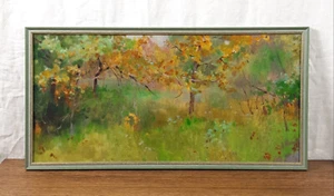 Herbstlandschaft, Bäume, Original Ölgemälde, ukrainischer Künstler - Bild 1 von 10