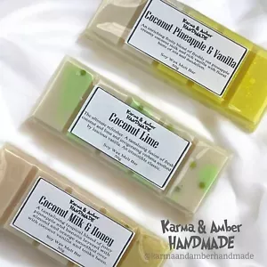 -A Lovely Bunch Of Coconuts Melt Set- Bundle 3 Snap Bar Wax Melts, Soy Wax - Picture 1 of 4