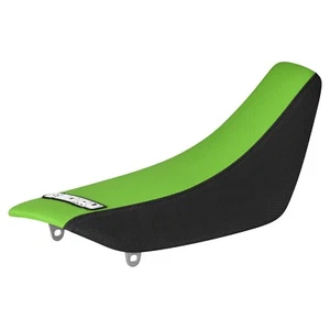 2000-2024 KAWASAKI KX 65 Seat Cover Gripper BLACK SIDES / GREEN TOP #71 - Picture 1 of 5